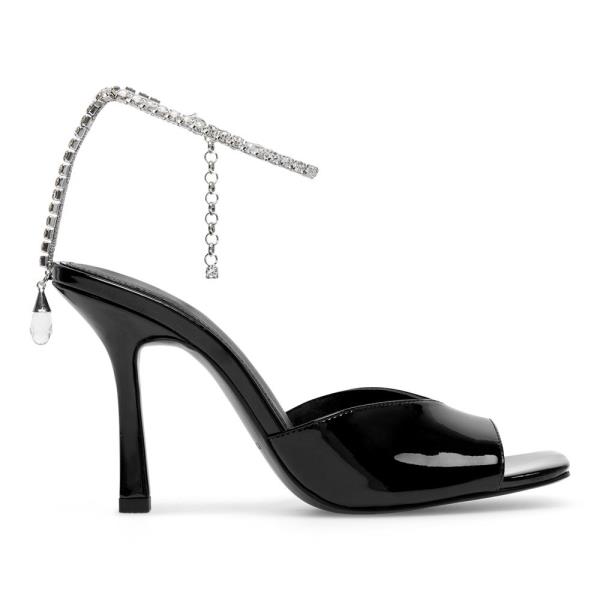 Sandály EVA MINGE STEPHANIE-V1051L-01 Materiál/-Syntetický,Přírodní kůže (useň) - Lakovaná