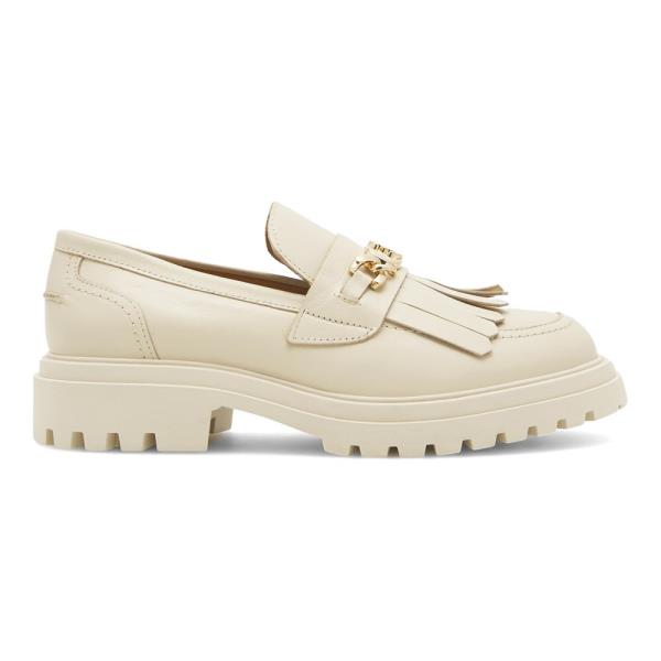 Polobotky EVA MINGE ANGE-1018 Přírodní kůže (useň) - Lícová