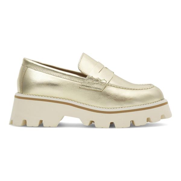 Polobotky Badura GISELLE-24SS202 Přírodní kůže (useň) - Lícová