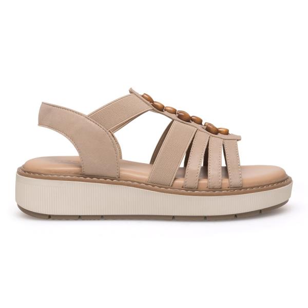 Sandály Lasocki WB-TINA-11C Přírodní kůže (useň) - Lícová,Látka/-Látka