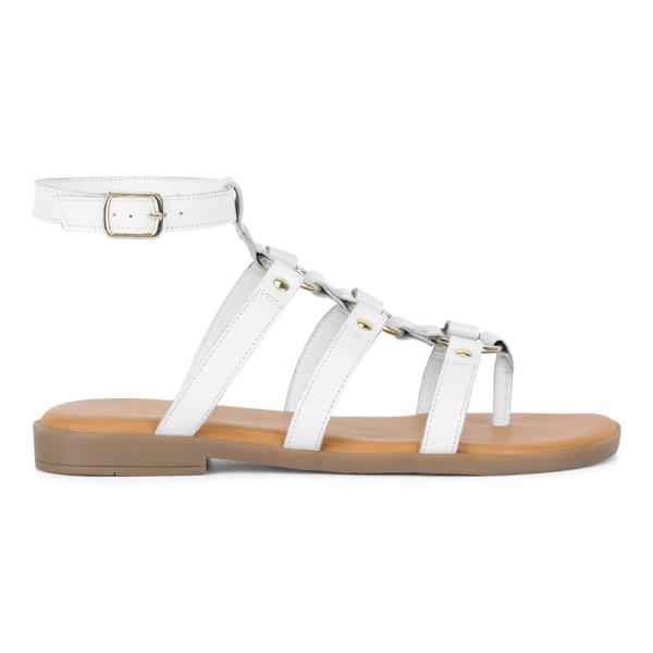 Sandály Sergio Bardi WI16-D1034-01SB Přírodní kůže (useň) - Lícová