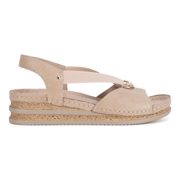 Sandály Go Soft RST-2314-02 Přírodní kůže (useň)/-Přírodní kůže (useň),Látka/-Látka