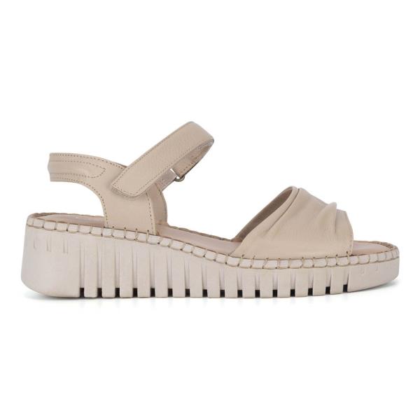 Sandály Lasocki WB-BRIGITTE-07 Přírodní kůže (useň) - Lícová