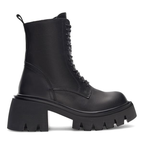 Šněrovací boty Badura 8099 Přírodní kůže (useň)/-Přírodní kůže (useň)