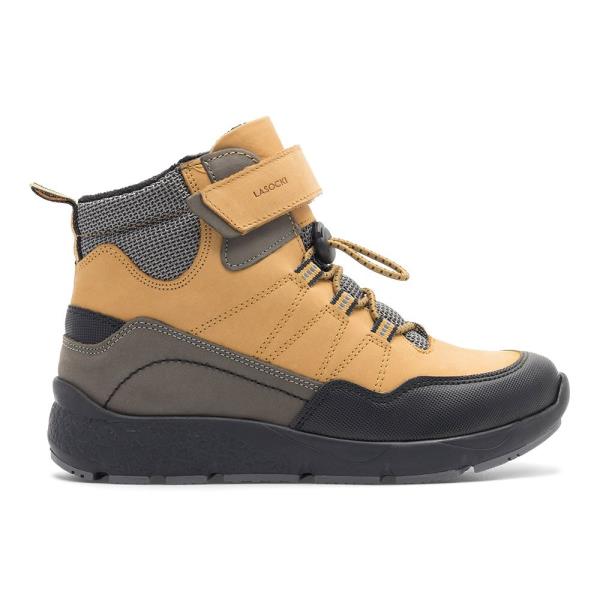 Šněrovací boty Lasocki Young SAM BI12-SAM-06 Přírodní kůže (useň)/-Přírodní kůže (useň)