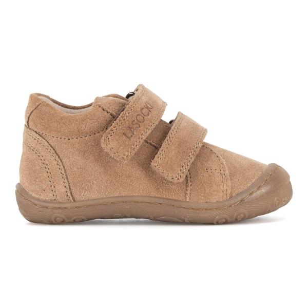 Polobotky Lasocki Kids KLAP CH-006226(II)DZ Přírodní kůže (useň) - Semiš