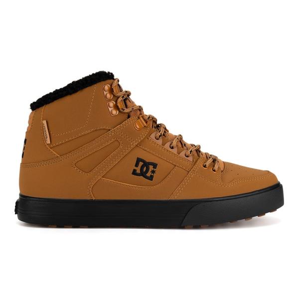 Tenisky DC Shoes PURE HIGH-TOP WC WNT ADYS400047-WEA Syntetický materiál,Přírodní kůže (useň) - Semiš