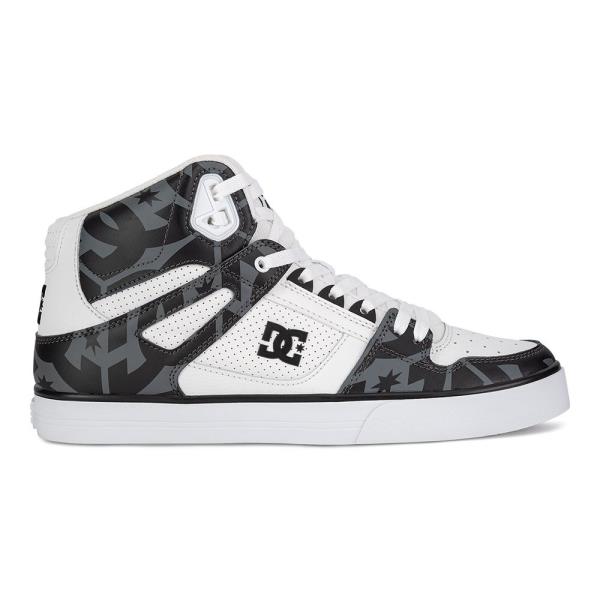 Sportovní DC Shoes PURE HIGH-TOP WC ADYS400043-XKWS Syntetický materiál,Přírodní kůže (useň) - Lícová