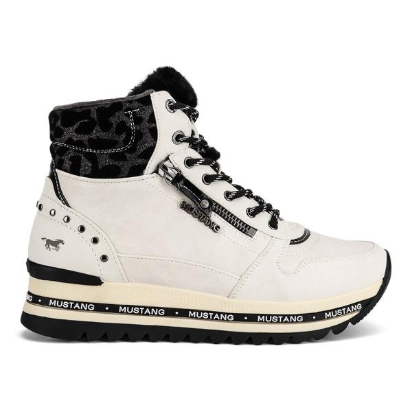 Šněrovací boty Mustang 1364-503 Materiál/-Syntetický,Látka/-Látka