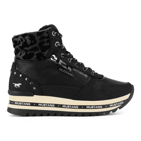 Šněrovací boty Mustang 1364-503 Látkový materiál,Syntetický materiál