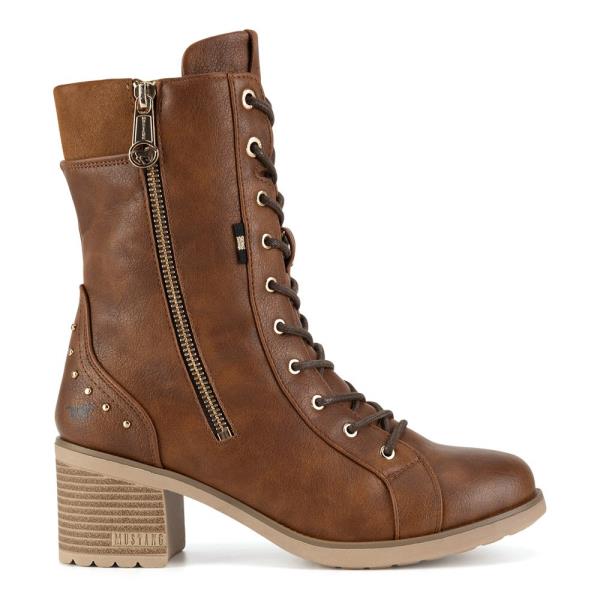 Šněrovací boty Mustang 1441-508-307 Syntetický materiál