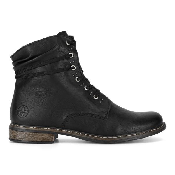 Šněrovací boty Rieker 71218-00 Syntetický materiál