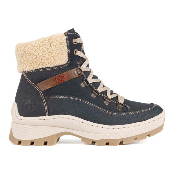 Šněrovací boty Rieker X9338-14 Látkový materiál,Syntetický materiál