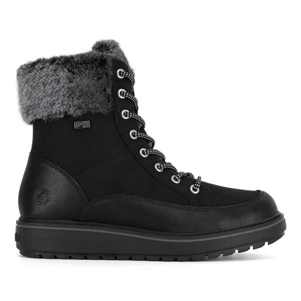 Šněrovací boty Remonte D0U78-03 Přírodní kůže pokrytá syntetickým materiálem,Látkový materiál