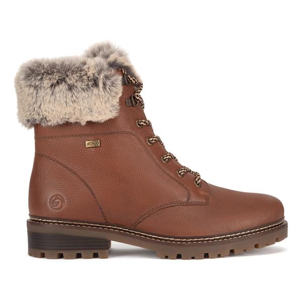 Šněrovací boty Remonte D0B74-24 Látkový materiál,Přírodní kůže (useň) - Lícová