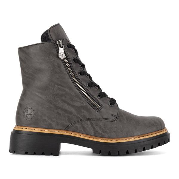 Šněrovací boty Rieker 72611-45 Syntetický materiál