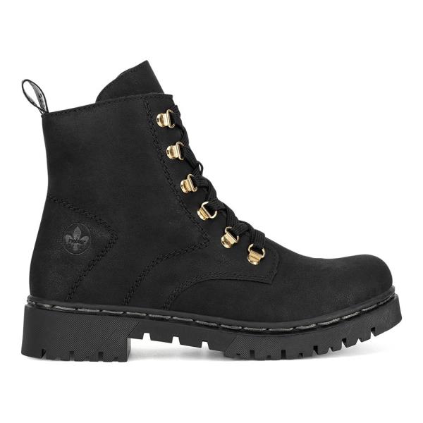 Šněrovací boty Rieker Y2422-00 Syntetický materiál