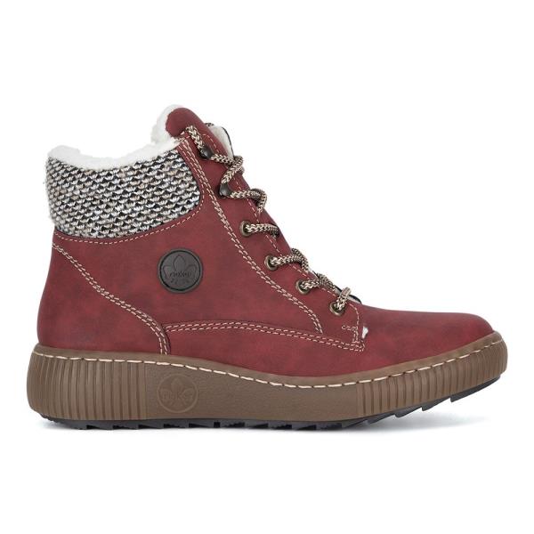 Šněrovací boty Rieker Z6620-33 Materiál/-Syntetický