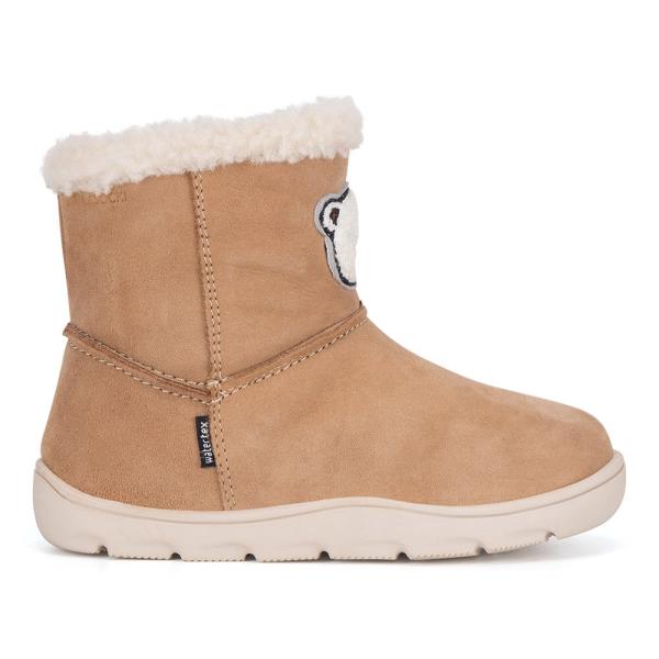 Kozačky Lasocki Kids ZERO CI12-ZERO-04 Přírodní kůže (useň) - Semiš