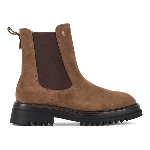 Kotníkové boty Mexx MX/004C-WB Přírodní kůže (useň) - Semiš,Látka/-Látka