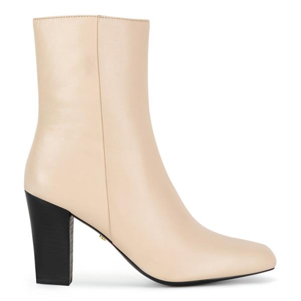 Kotníkové boty Gino Rossi HAGA-116068 Přírodní kůže (useň) - Lícová