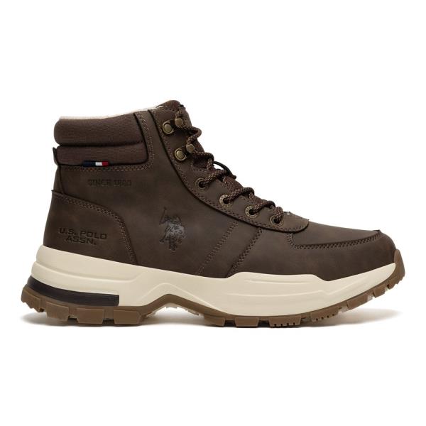 Šněrovací boty U.S. POLO ASSN. OSCAR001M/DYT1 Látkový materiál,Syntetický materiál