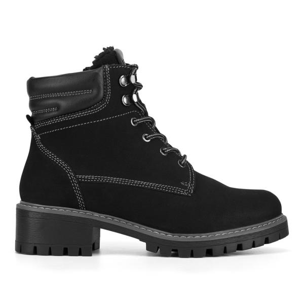 Šněrovací boty Lasocki WI16-D-466-04 Syntetický materiál,Přírodní kůže (useň)/-Přírodní kůže (useň)