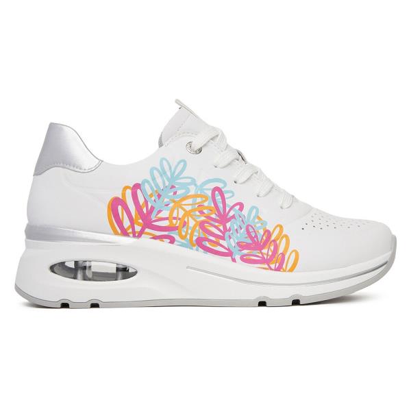 Tenisky Remonte D2H02-80 Přírodní kůže pokrytá syntetickým materiálem