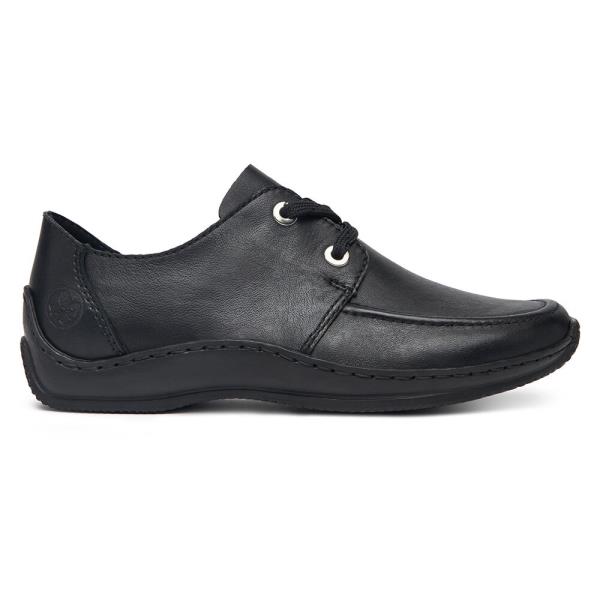 Polobotky Rieker L1719-00 Přírodní kůže (useň) - Lícová,Imitace kůže/-Ekologická kůže