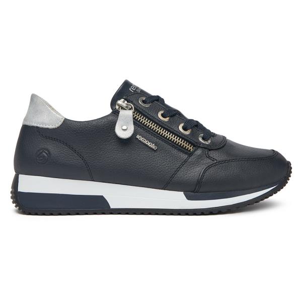 Tenisky Remonte D0H11-14 Přírodní kůže (useň) - Lícová