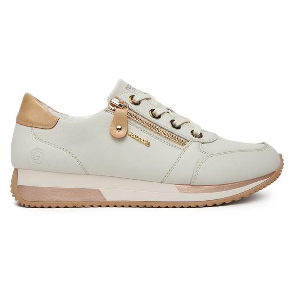 Tenisky Remonte D0H11-81 Přírodní kůže (useň) - Lícová