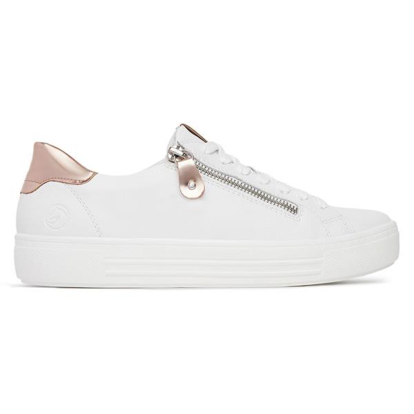 Tenisky Remonte D0903-81 Přírodní kůže pokrytá syntetickým materiálem,Imitace kůže/-Ekologická kůže