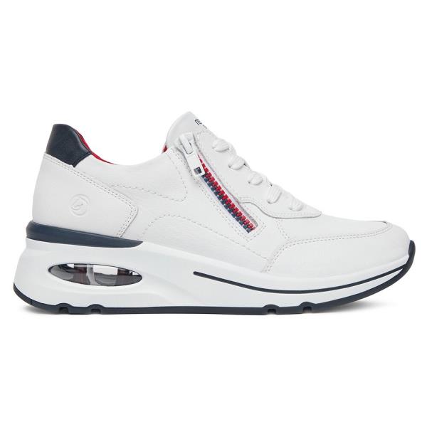 Tenisky Remonte D2H00-80 Přírodní kůže pokrytá syntetickým materiálem,Syntetický materiál