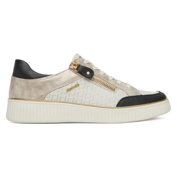 Tenisky Remonte D2E04-80 Přírodní kůže pokrytá syntetickým materiálem,Syntetický materiál