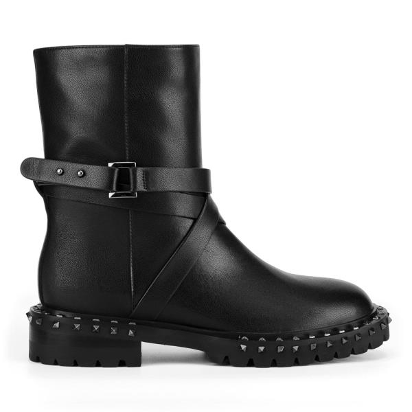 Kotníkové boty EVA MINGE BIJAL-720K-8Y1 Přírodní kůže (useň) - Lícová