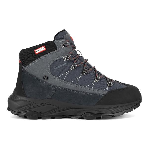 Šněrovací boty HUNTER H1-060 Syntetický materiál,Přírodní kůže (useň)/-Přírodní kůže (useň),Materiál/-Kaučuk