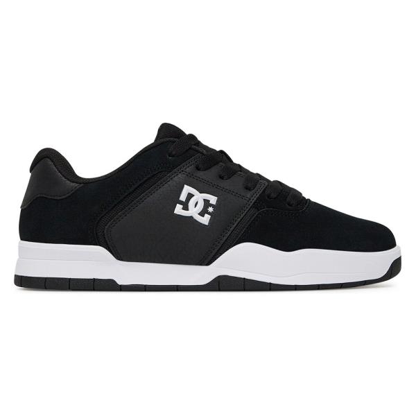 Tenisky DC Shoes CENTRAL ADYS100551-BKW Látkový materiál,Syntetický materiál,Přírodní kůže (useň) - Semiš