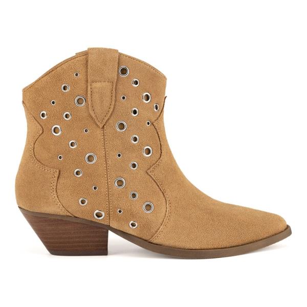 Kotníkové boty Badura ORCHID-V365-C-191-1 Přírodní kůže (useň) - Semiš