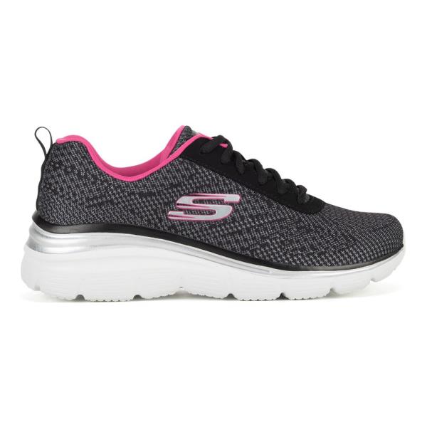 Sportovní obuv Skechers FASHION FIT - BOLD BOUNDARIES 12719 BKHP Látkový materiál,Syntetický materiál