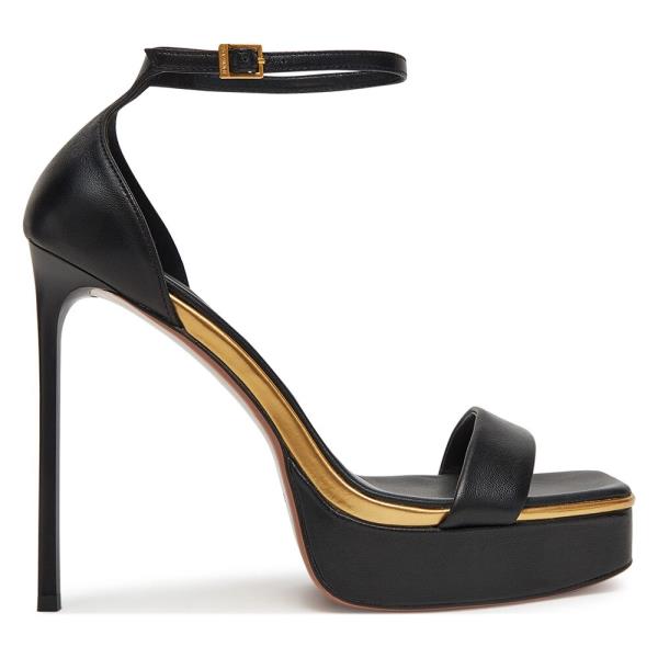 Sandály EVA MINGE LILY-LT1519-1 Přírodní kůže (useň) - Lícová