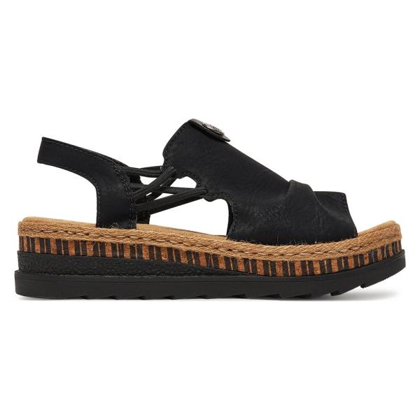 Sandály Rieker V7972-00 Syntetický materiál