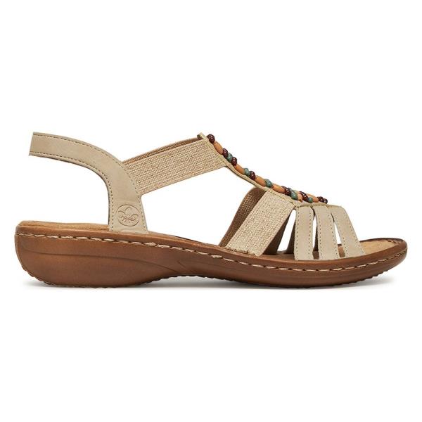 Sandály Rieker 60851-62 Syntetický materiál