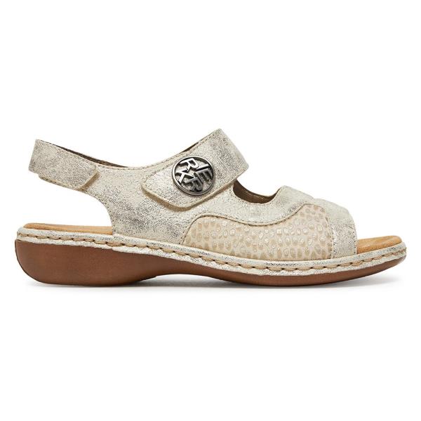 Sandály Rieker 65989-90 Látkový materiál,Syntetický materiál