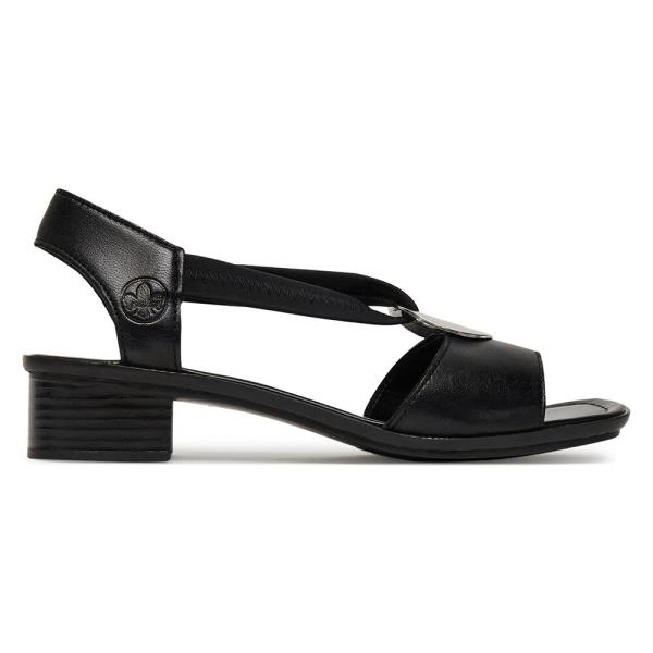 Sandály Rieker 62662-01 Přírodní kůže (useň) - Lícová