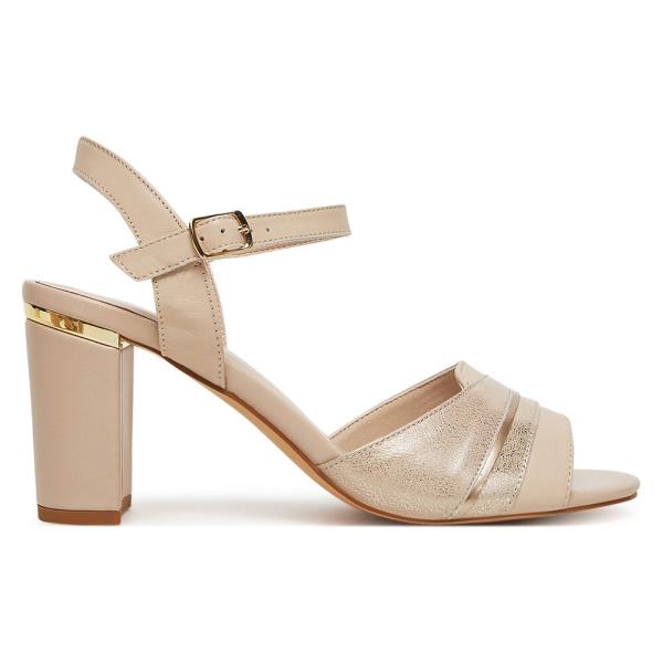 Sandály Lasocki WYL3858-1Z Přírodní kůže (useň) - Lícová