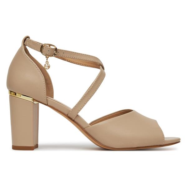 Sandály Lasocki WYL3267-7Z Přírodní kůže (useň) - Lícová