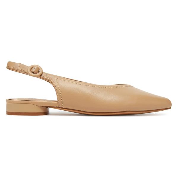 Baleríny Lasocki WYL4048-3Z Přírodní kůže (useň) - Lícová