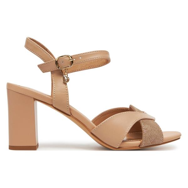 Sandály Lasocki WYL3119-15Z Přírodní kůže (useň) - Lícová