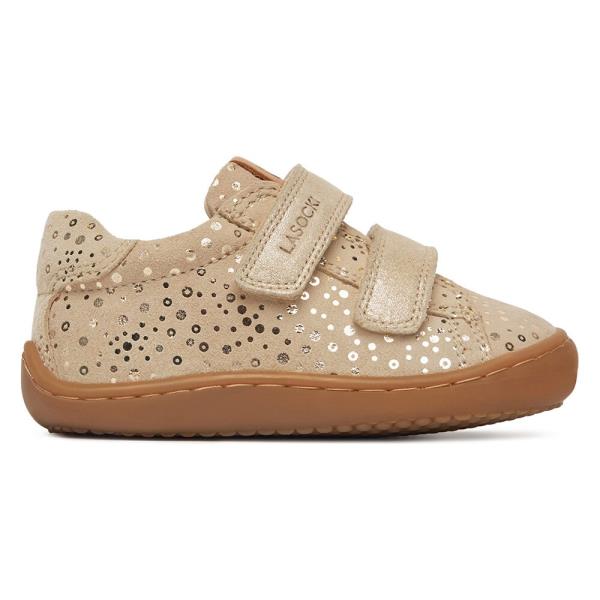 Polobotky Lasocki Kids DUBAI CI12-DUBAI-01(II)DZ Přírodní kůže (useň) - Semiš,Přírodní kůže (useň)/-Leštěná