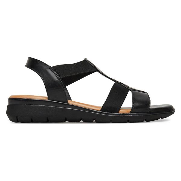 Sandály Go Soft WI16-INES-06 Látkový materiál,Přírodní kůže (useň) - Lícová